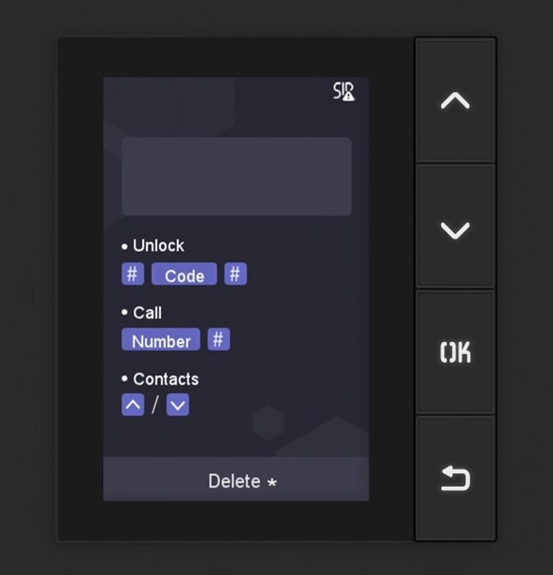 Hikvision DS-KD-DIS Video Intercom Display Module