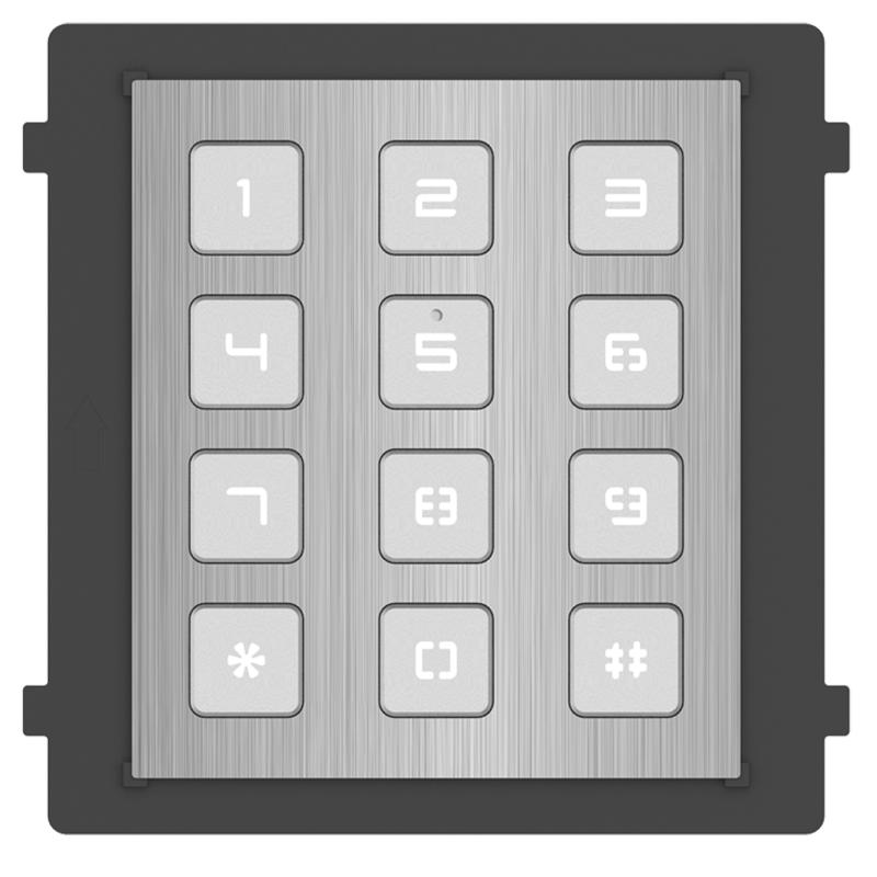 Hikvision DS-KD-KP/S Video Intercom Keypad Module Stainless Steel