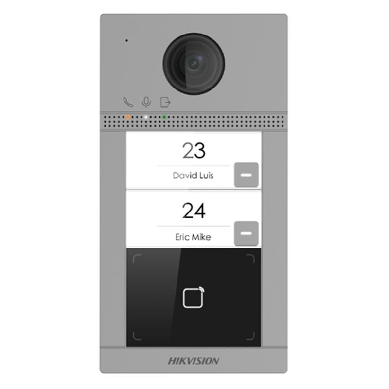 Hikvision DS-KV8213-WME1 Video Intercom 2 Buttons Metal Villa Door Station