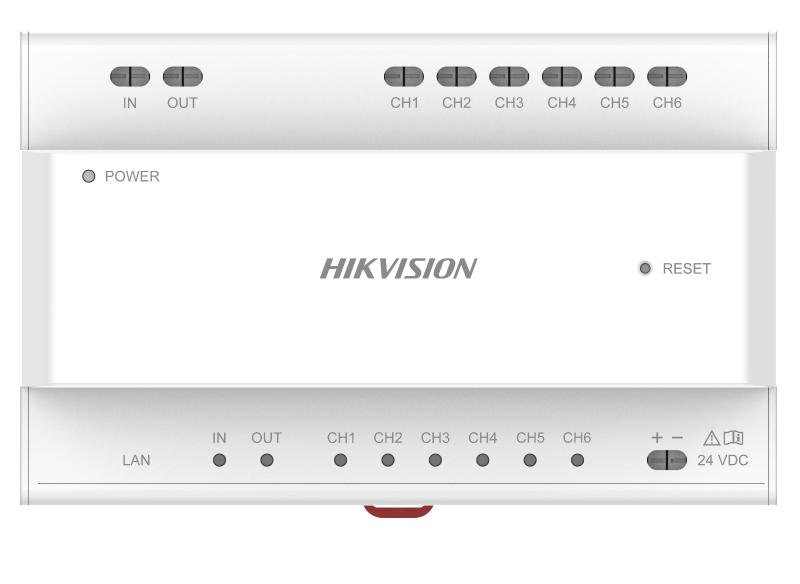 Hikvision DS-KAD706Y-SP 2-Wire 6 Ports Distributor - Safe Home Technology