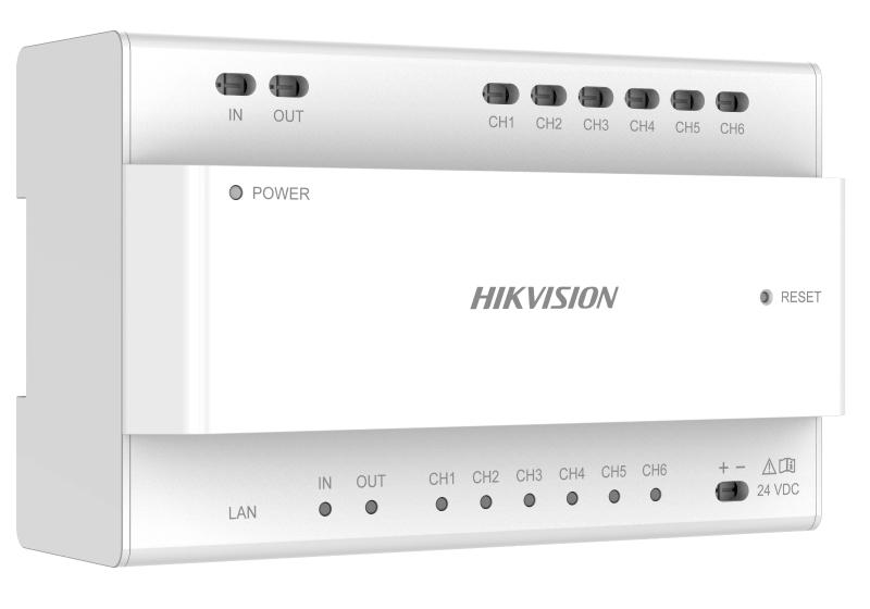 Hikvision DS-KAD706Y-SP 2-Wire 6 Ports Distributor - Safe Home Technology