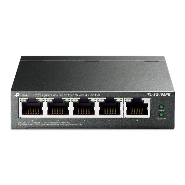 TP-Link TL-SG105PE Unmanaged 5 Ports POE Switch