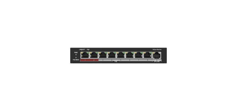 Hilook NS-0109P-60 8-ch POE Switch Plug and Play